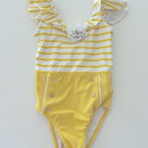Janie & Jack lemon swim suit